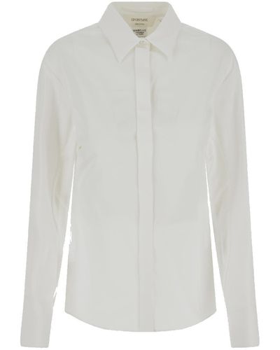 Sportmax Button-up Long Sleeved Shirt - White
