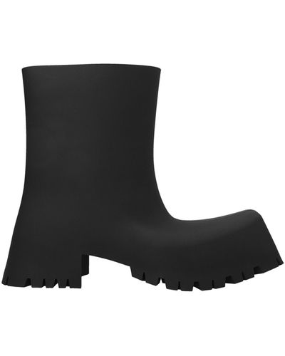 Balenciaga Trooper Rubber Boots - Black
