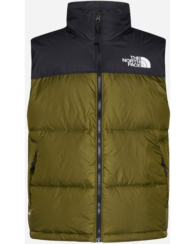 The North Face 1996 Retro Nuptse Quilted Nylon Down Vest - Green