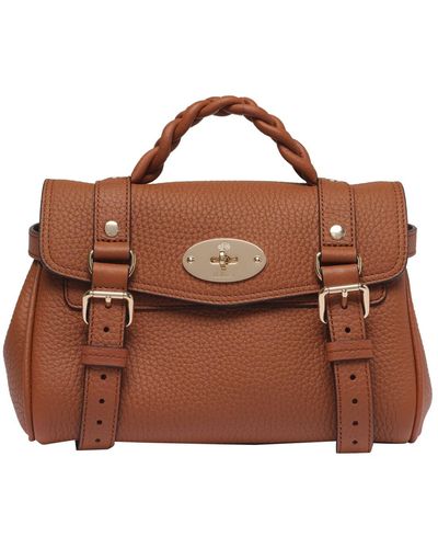 Mulberry Mini Alexa Handbag - Brown