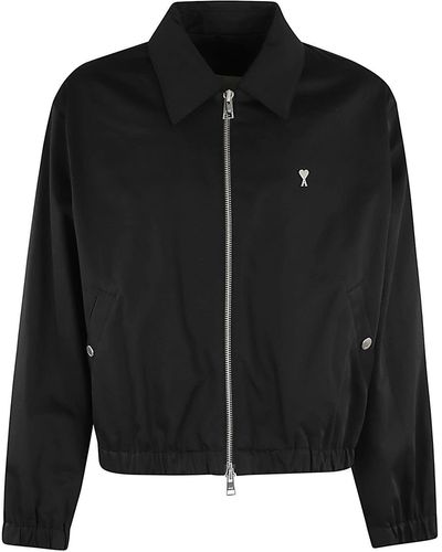 Ami Paris Adc Zipped Jacket - Black
