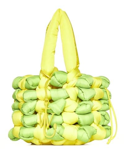 JW Anderson Medium Knotted Bucket Tote Bag - Yellow