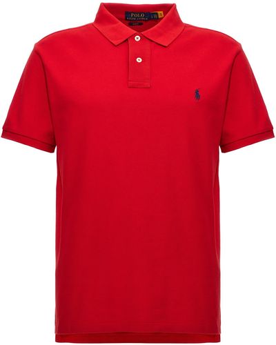 Polo Ralph Lauren Polo Pony Short-sleeve Polo Shirt - Red