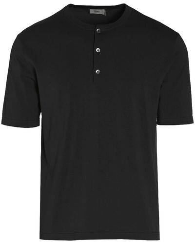 Closed Serafino T-Shirt - Black