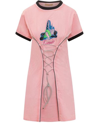 Cormio Corset Dress - Pink