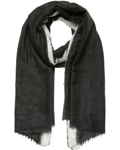 Mirror In The Sky Crow And Pearl Cashmere Scarf - Black