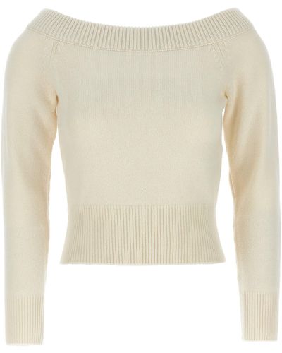 Alexander McQueen Sweaters - White