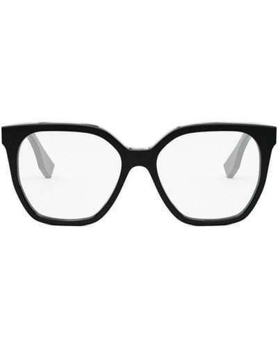 Fendi Square Frame Glasses - Black