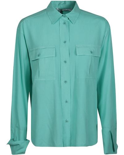 Max Mara Affetto1234 Long Sleeve Shirt - Green