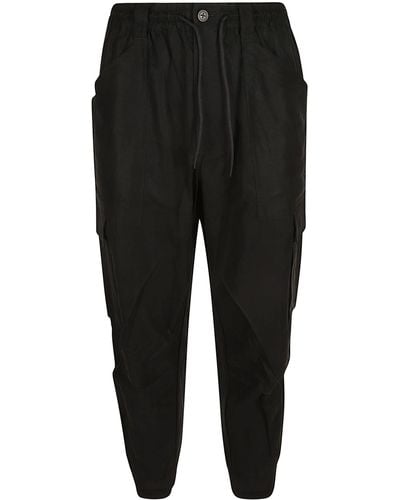 Y-3 Jogging Pants With Pockets - Black