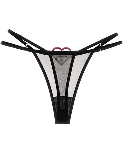Nensi Dojaka Heart Underwear - Black