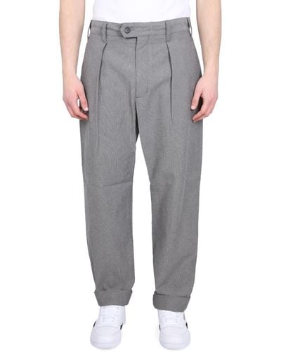 Engineered Garments Trousers With Pleats - Grey