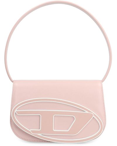 DIESEL 1dr Leather Shoulder Bag - Pink