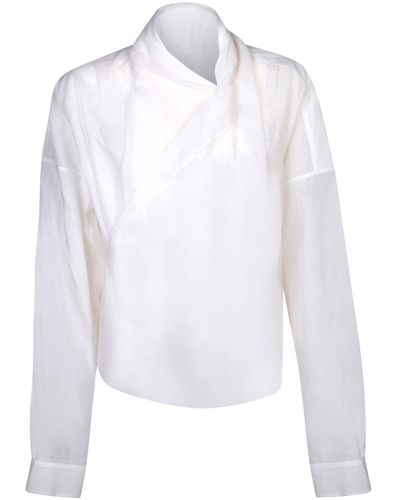 Quira Wrap Shirt - White