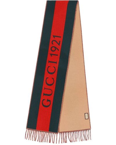 Gucci Double Web Scarf - Multicolour