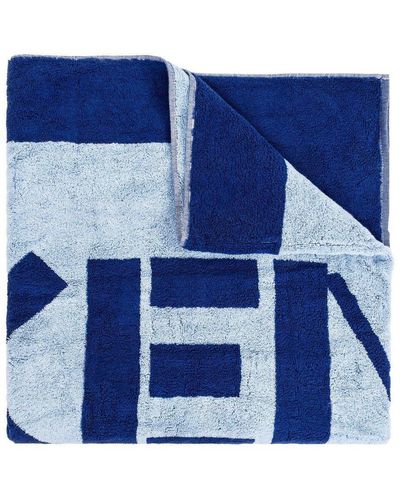 KENZO Paris Beach Towel - Blue