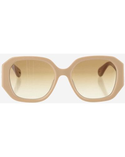 Chloé Logo Sunglasses - Natural