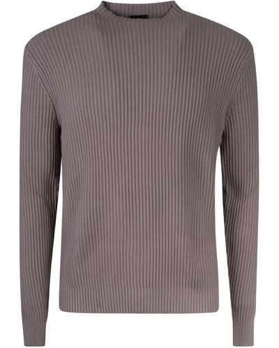 Rrd Seal Knit Sweatshirt - Brown