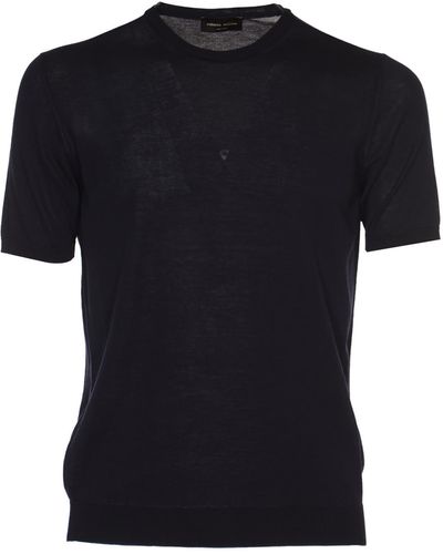 Roberto Collina Round Neck Sweatshirt - Black
