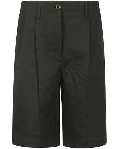Totême Relaxed Twill Shorts - Gray