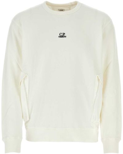 C.P. Company Cotton Sweatshirt - White