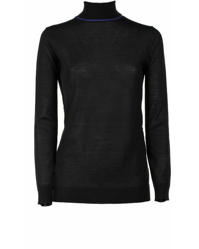 Woolrich Long-sleeved Turtleneck Sweater - Black
