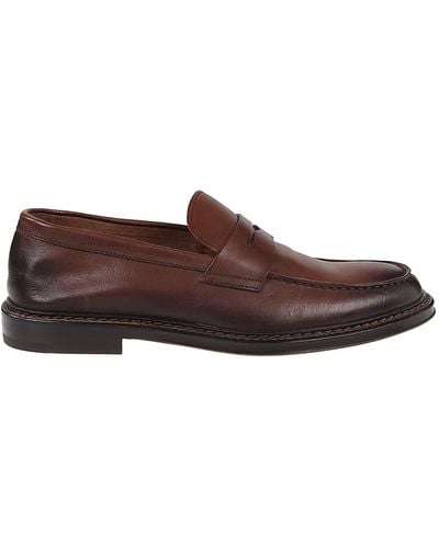 Doucal's Penny Loafers - Brown