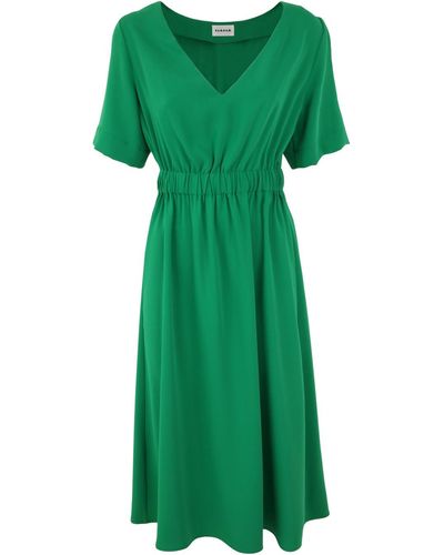 P.A.R.O.S.H. Long Dress: Cady - Green