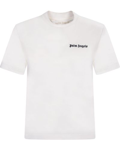 Palm Angels Logo T-Shirt - White
