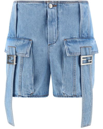 Fendi Bermuda Shorts - Blue