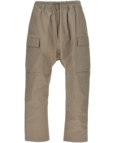 Rick Owens Cargo Long Trousers - Natural