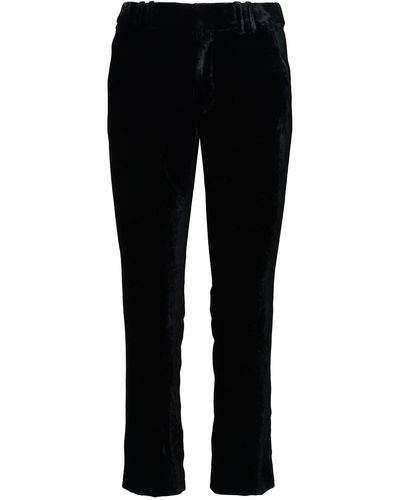 Balmain Black Silk Blend Pants