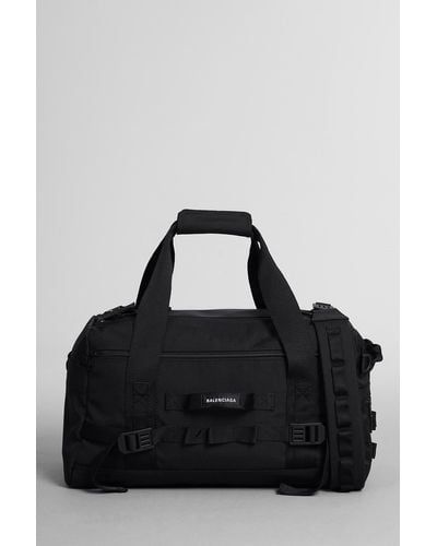 Balenciaga Army Duffle Hand Bag In Polyamide - Black