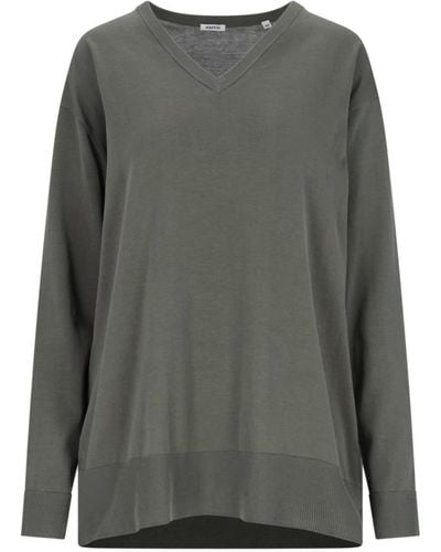 Aspesi V-neck Sweater - Gray