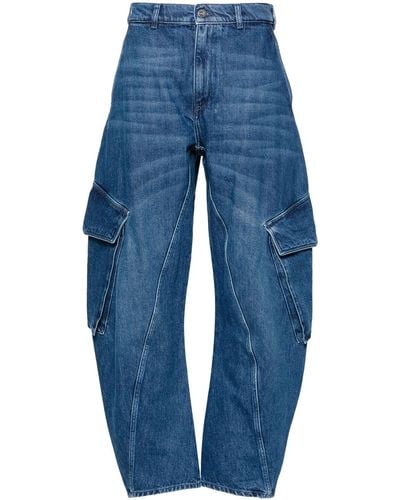 JW Anderson Cotton Blend Jeans - Blue