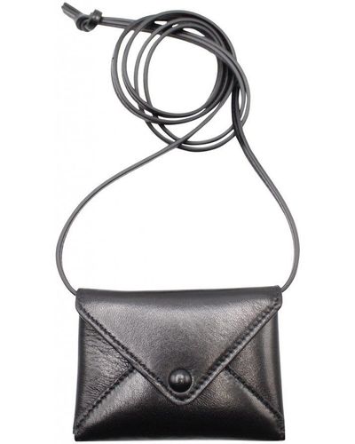 The Row Miniature Envelope With Strap - Gray