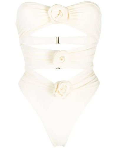 LaRevêche Ivory Vesna One Piece Swimsuit - White