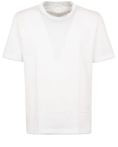 Eleventy Crew-Neck T-Shirts - White