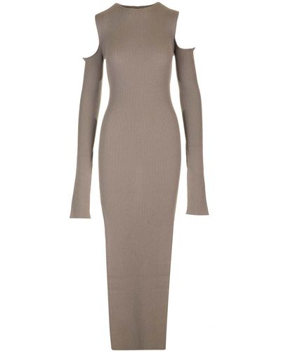 Rick Owens Fitted Dress - Brown