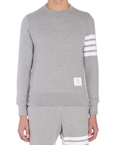 Thom Browne 4 Bar Sweatshirt - Grey
