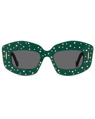 Loewe Cat Eye Frame Sunglasses - Green