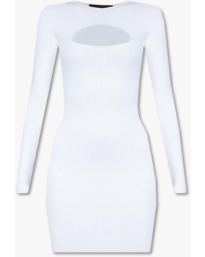 DSquared² Ribbed Dress - White