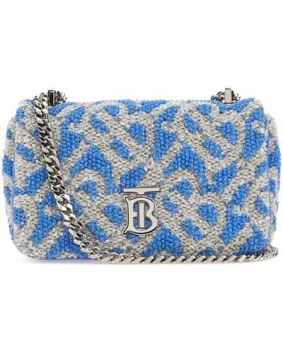 Burberry Lola Sequin Shoulder Bag - Blue