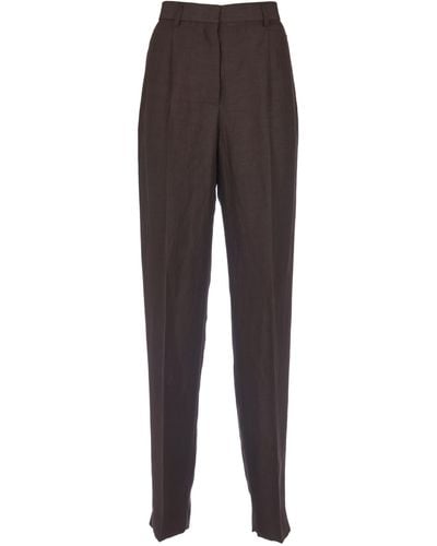 MSGM Concealed Trousers - Brown