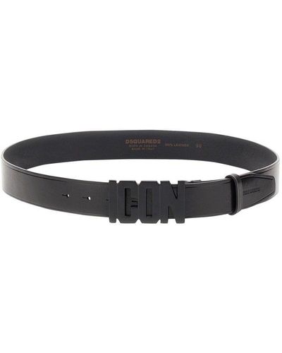 DSquared² "be Icon" Belt - Black