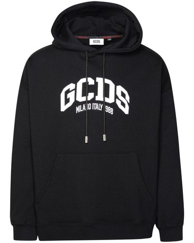 Gcds Logo Lounge Sweatshirt - Black