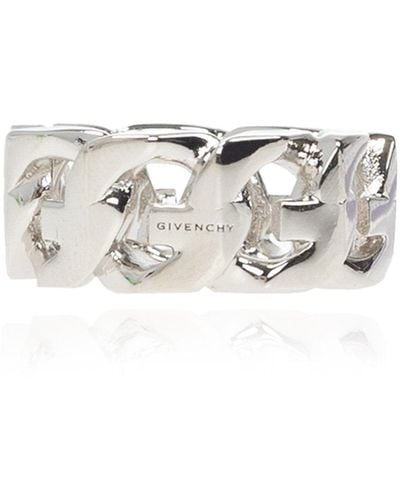 Givenchy G Chain Ring - White