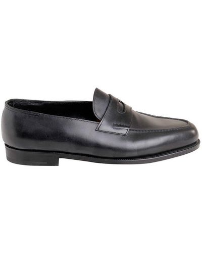 John Lobb Lopez Loafers - Grey