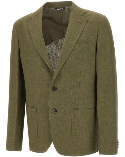 Brian Dales G36T Linen Blazer - Green