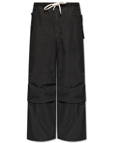 Emporio Armani Wide-Leg Trousers - Black